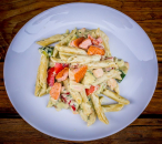 Penne with Salmon & Cream